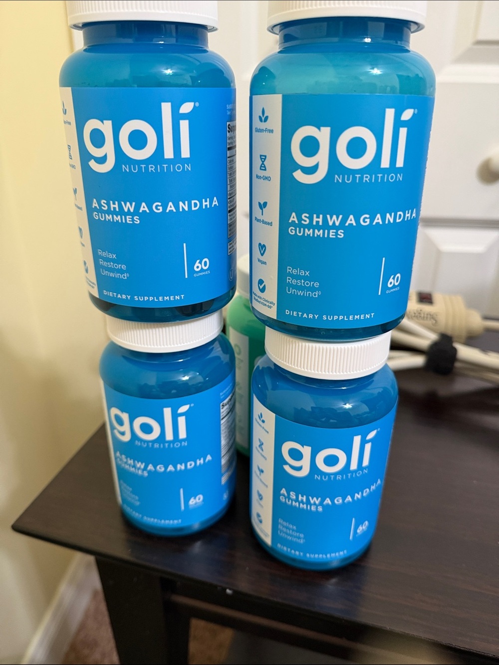 Goli Nutrition Ashwagandha Gummies - Blue lot of 2